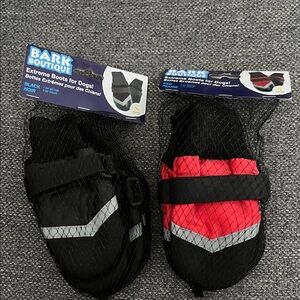 Bark Boutique Dog Boots - 2 sets (4 in a pack) sz small